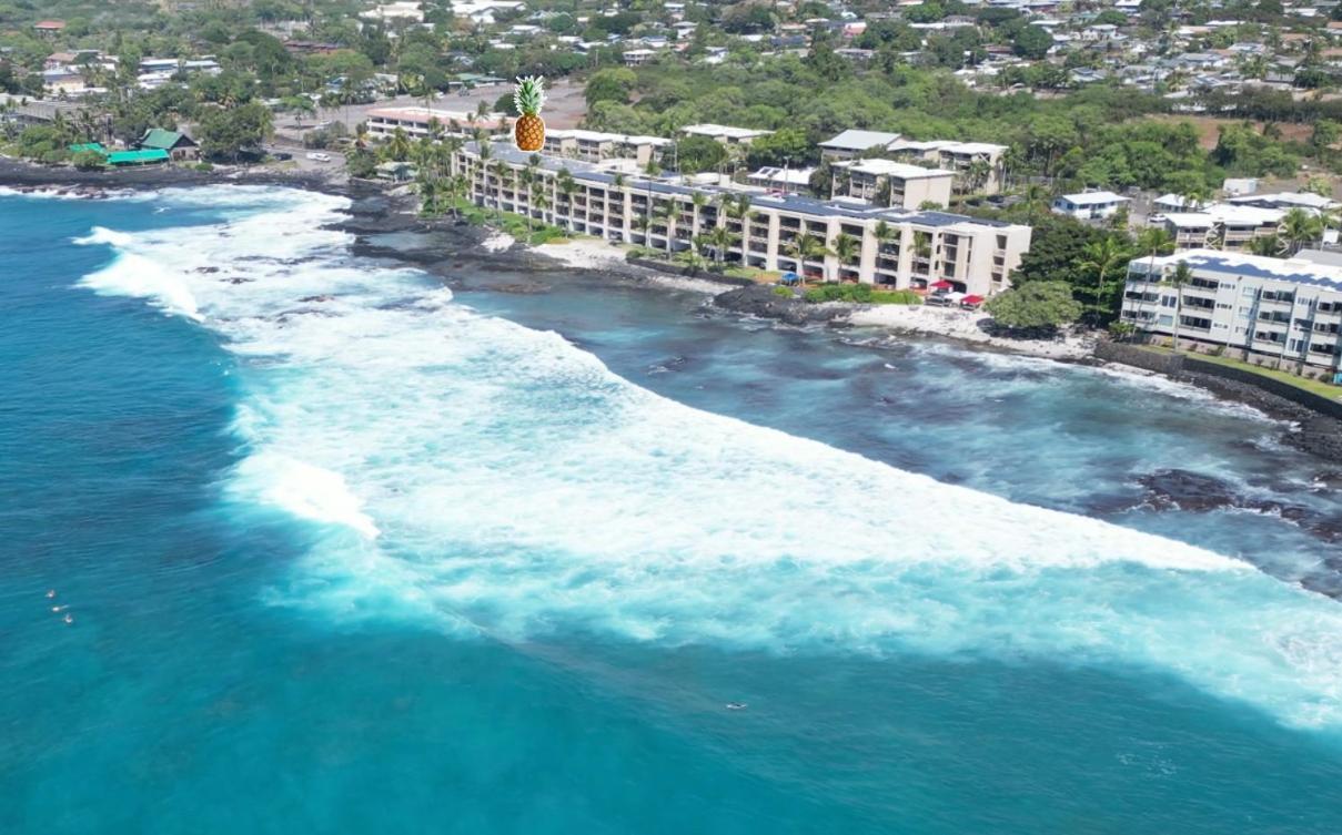 Oceanfront Luxury Condo Kailua-Kona Exteriör bild