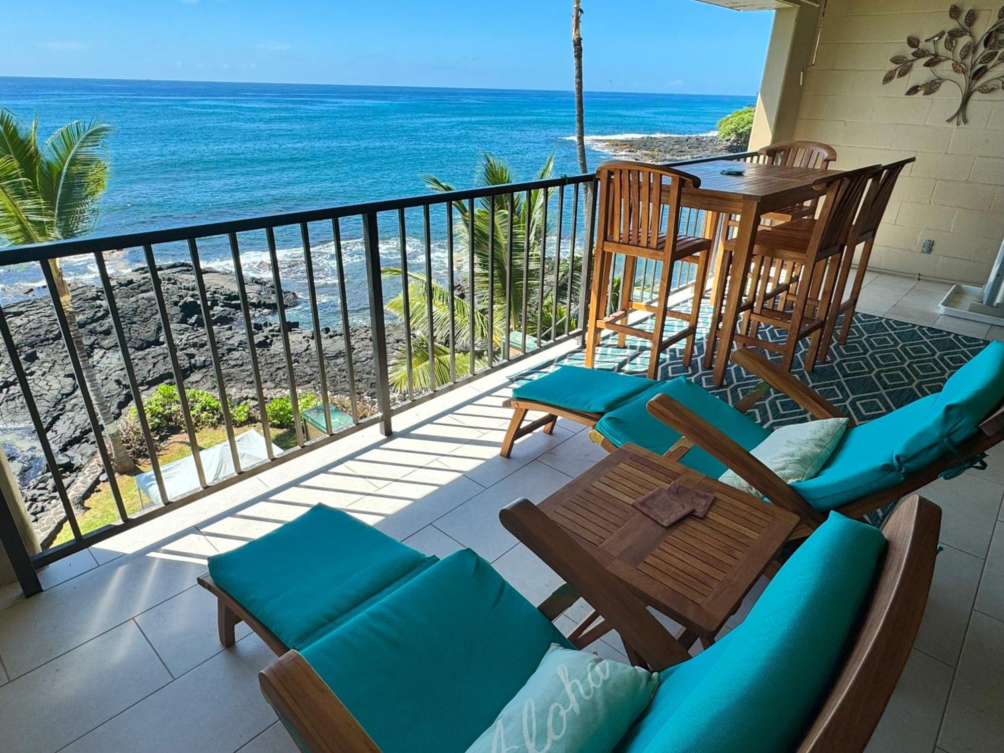 Oceanfront Luxury Condo Kailua-Kona Exteriör bild